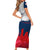 Custom France Rugby Short Sleeve Bodycon Dress XV de France 2023 World Cup - Wonder Print Shop