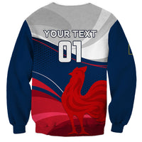 Custom France Rugby Sweatshirt XV de France 2023 World Cup - Wonder Print Shop