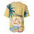 Anguilla AI Tropical Flowers Baseball Jersey - Wonder Print Shop