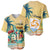 Anguilla AI Tropical Flowers Baseball Jersey - Wonder Print Shop