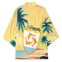 Anguilla AI Tropical Flowers Kimono - Wonder Print Shop