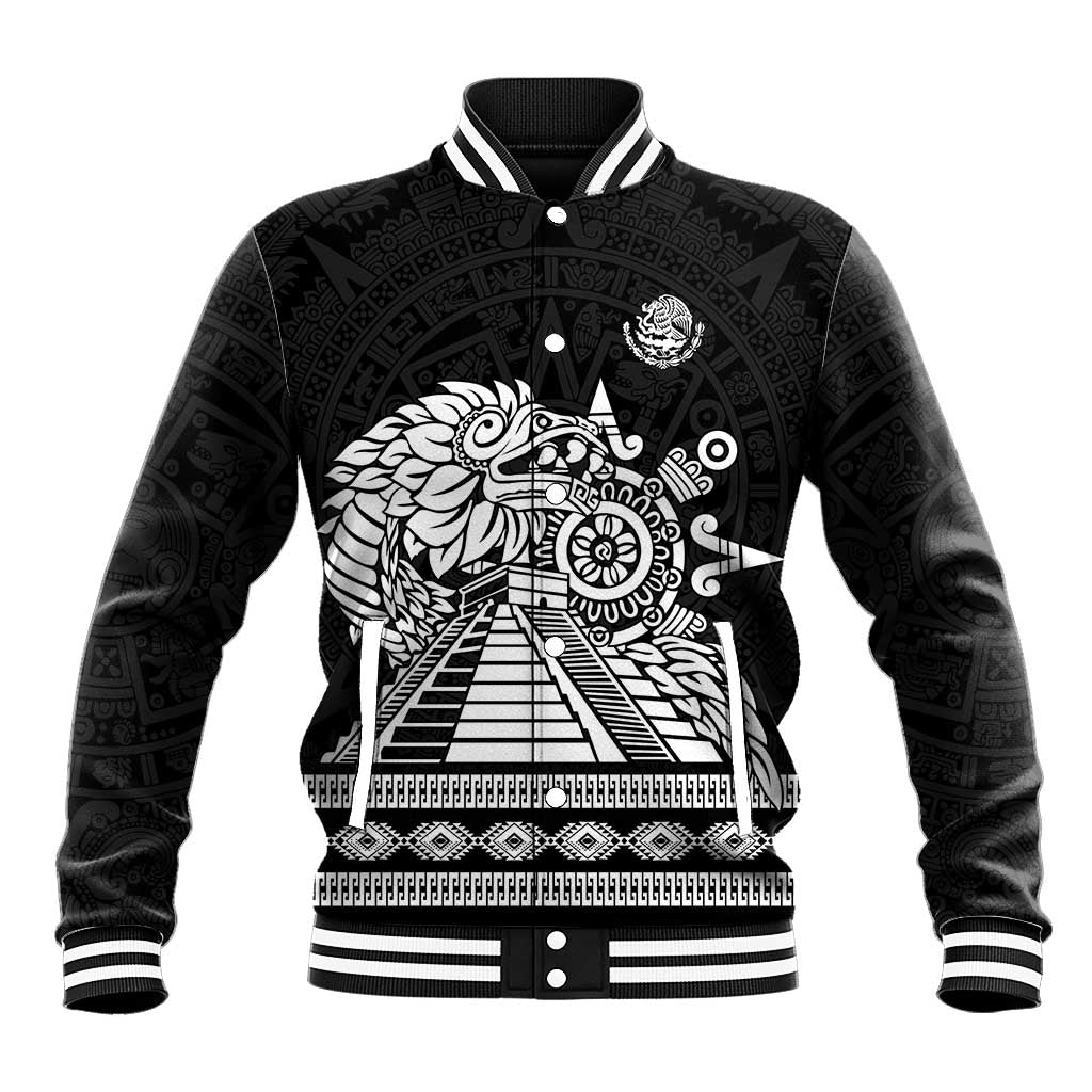 Mexican Aztec Pyramid Baseball Jacket Aztec Pattern - Wonder Print Shop