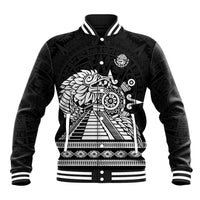 Mexican Aztec Pyramid Baseball Jacket Aztec Pattern - Wonder Print Shop