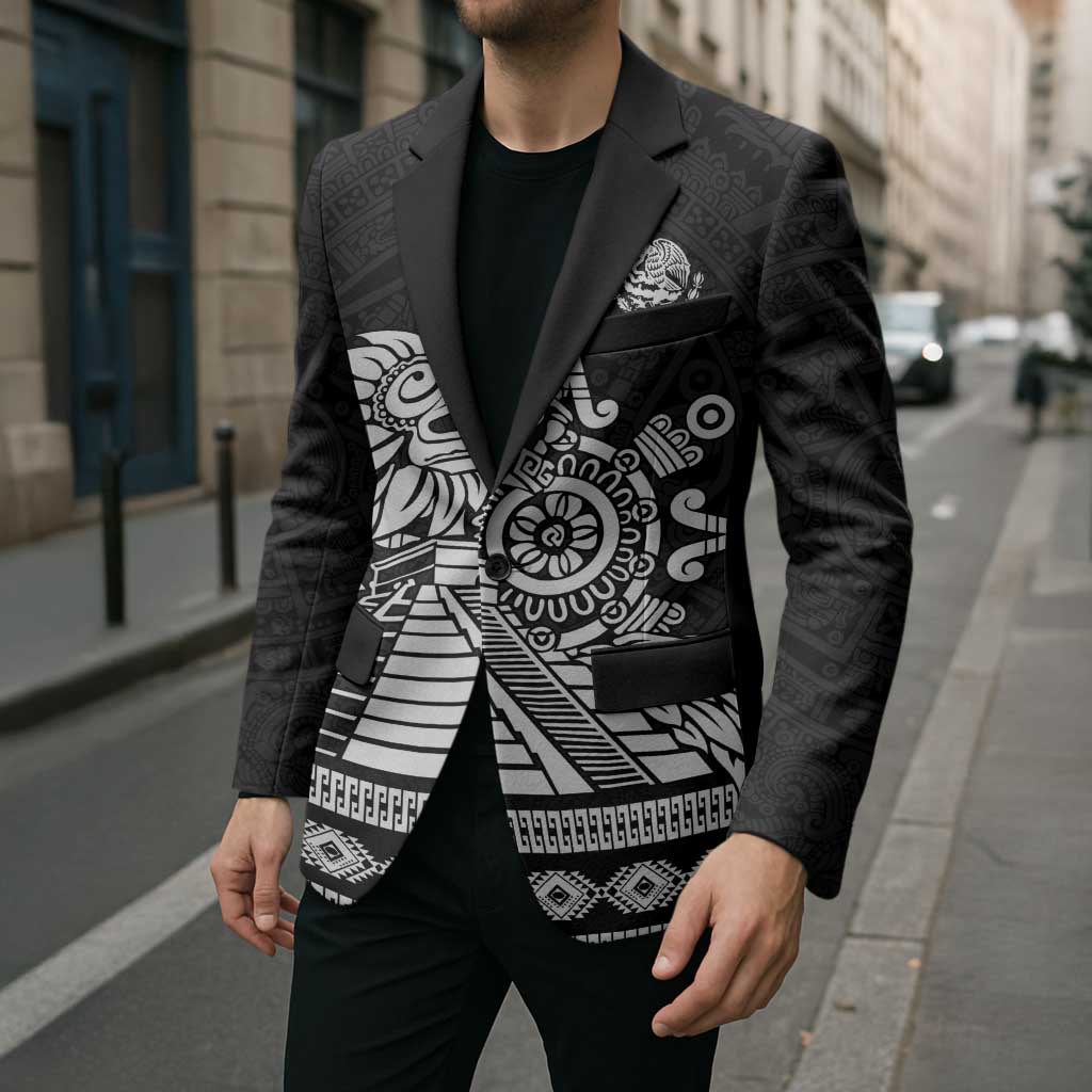 Mexican Aztec Pyramid Blazer Aztec Pattern - Wonder Print Shop