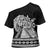 Mexican Aztec Pyramid Cross Shoulder Shirt Aztec Pattern - Wonder Print Shop
