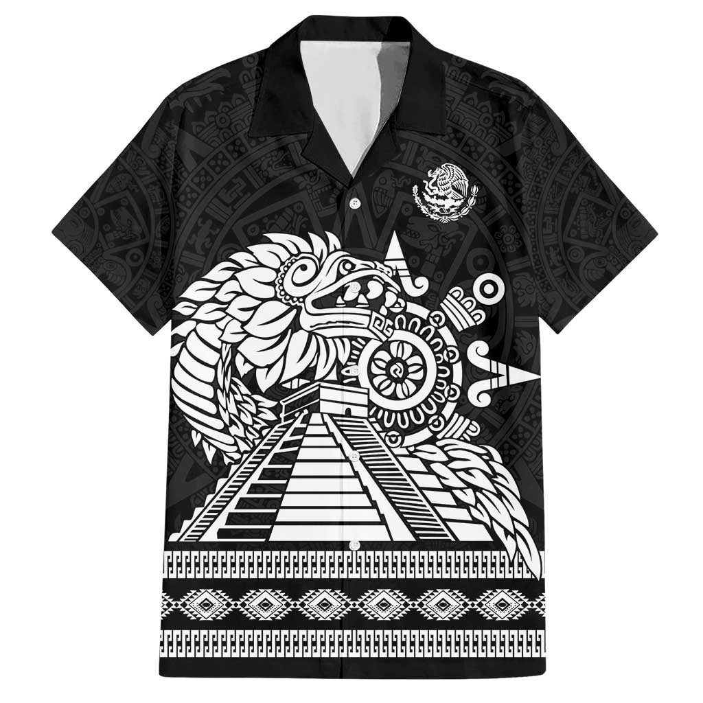 Mexican Aztec Pyramid Hawaiian Shirt Aztec Pattern - Wonder Print Shop