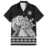 Mexican Aztec Pyramid Hawaiian Shirt Aztec Pattern - Wonder Print Shop