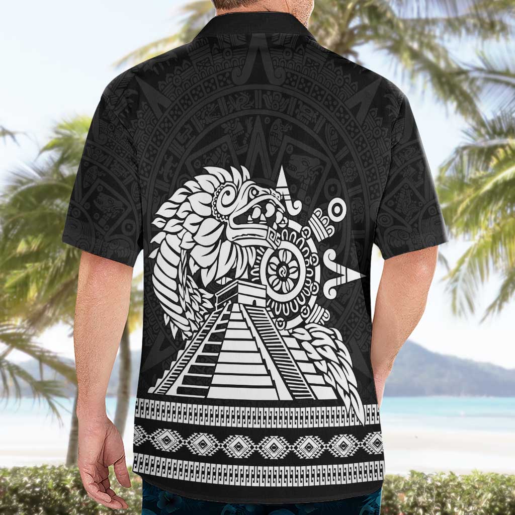 Mexican Aztec Pyramid Hawaiian Shirt Aztec Pattern - Wonder Print Shop