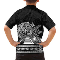 Mexican Aztec Pyramid Hawaiian Shirt Aztec Pattern - Wonder Print Shop