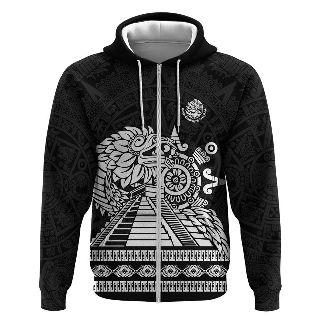 Mexican Aztec Pyramid Hoodie Aztec Pattern - Wonder Print Shop