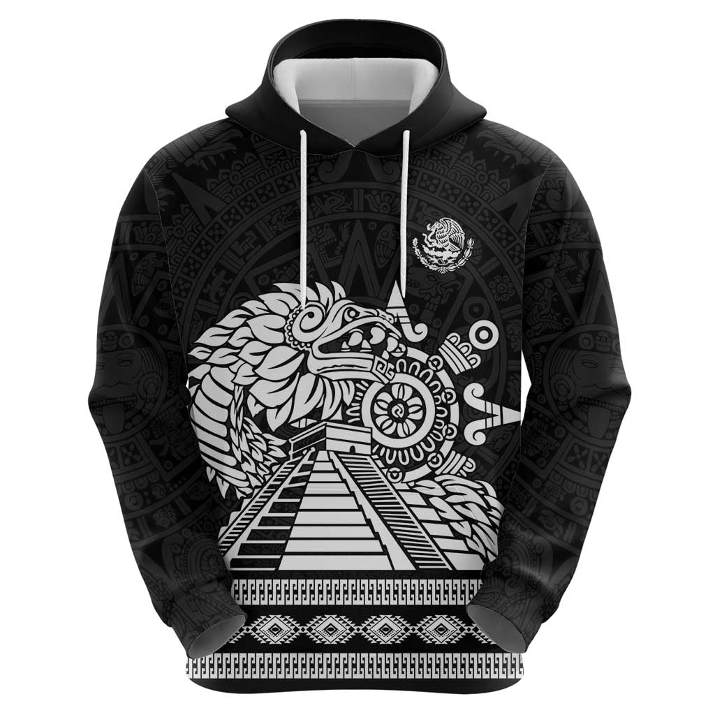 Mexican Aztec Pyramid Hoodie Aztec Pattern - Wonder Print Shop