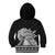 Mexican Aztec Pyramid Kid Hoodie Aztec Pattern - Wonder Print Shop