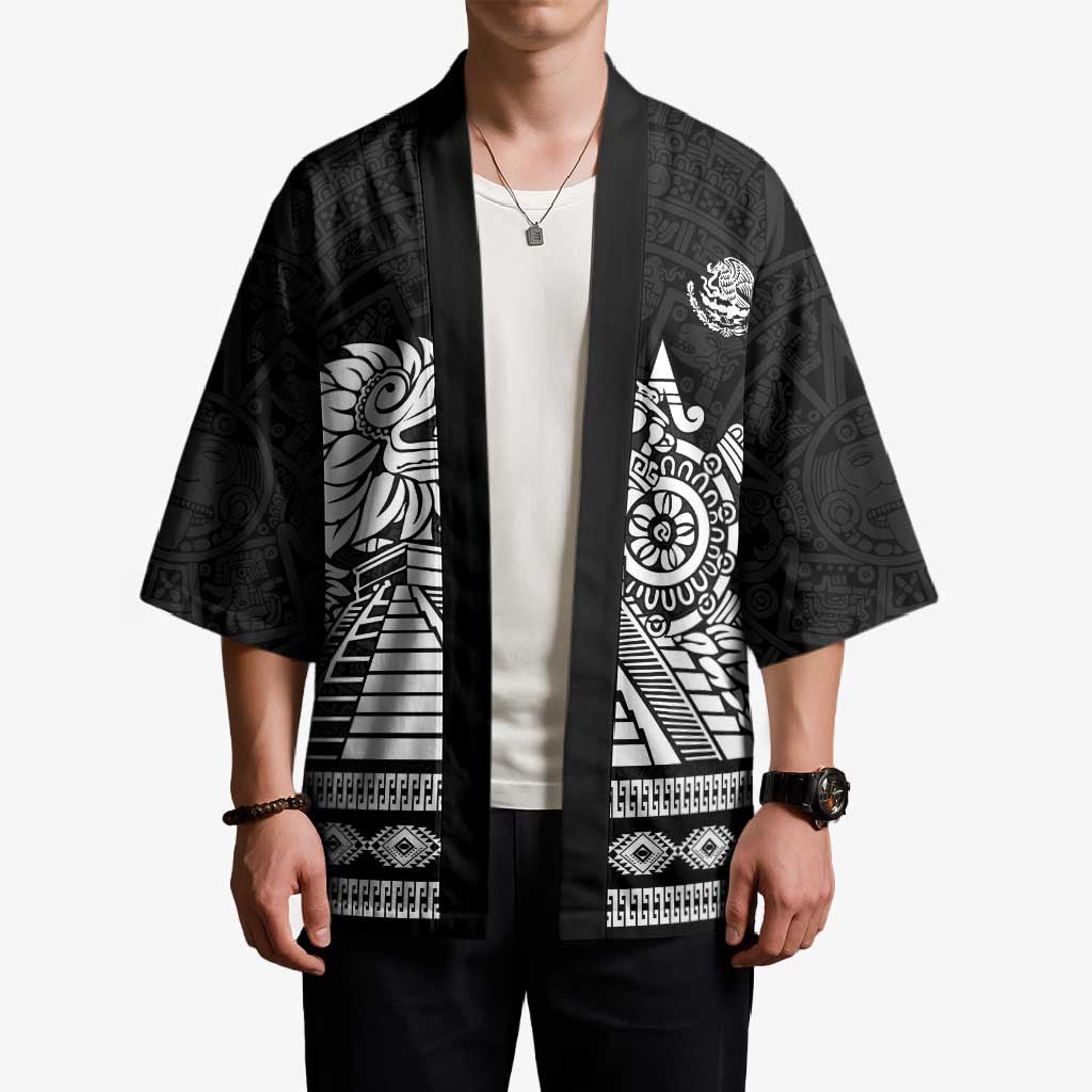 Mexican Aztec Pyramid Kimono Aztec Pattern - Wonder Print Shop