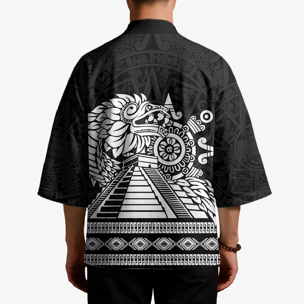 Mexican Aztec Pyramid Kimono Aztec Pattern - Wonder Print Shop