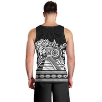 Mexican Aztec Pyramid Men Tank Top Aztec Pattern - Wonder Print Shop