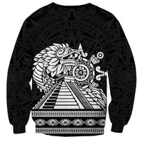 Mexican Aztec Pyramid Sweatshirt Aztec Pattern - Wonder Print Shop