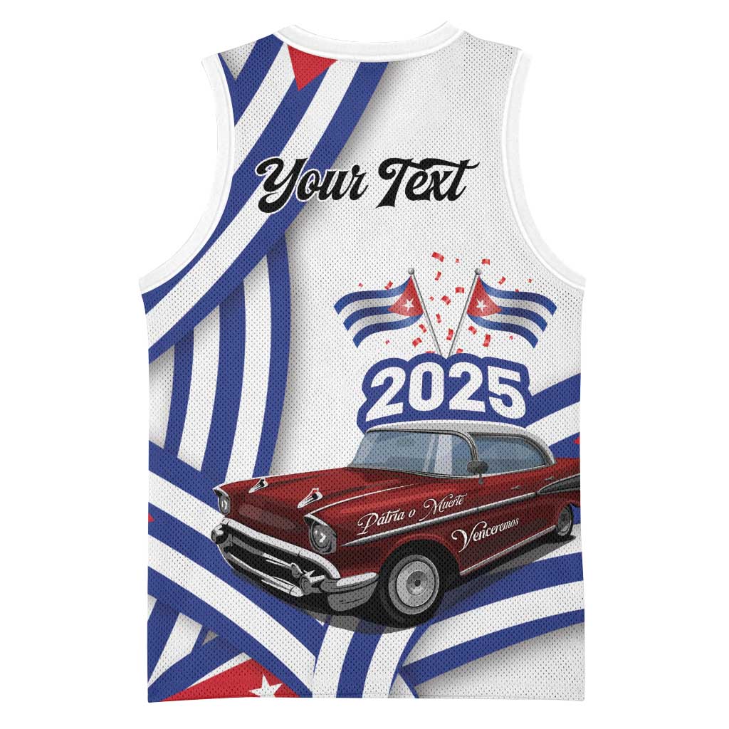 Personalized Cuba 2025 Independence Day Basketball Jersey The Beauty Of Classic Car - Wonder Print Shop