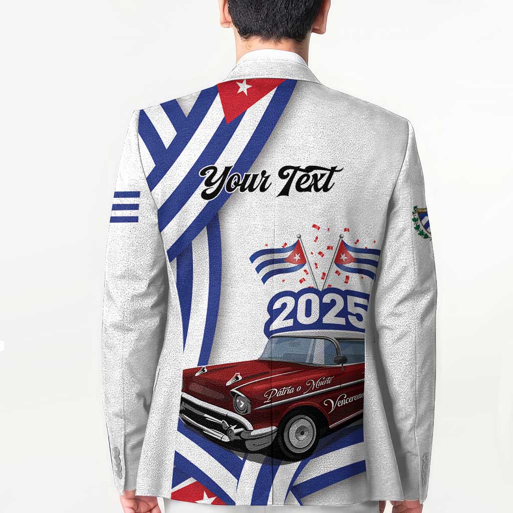 Personalized Cuba 2025 Independence Day Blazer The Beauty Of Classic Car - Wonder Print Shop