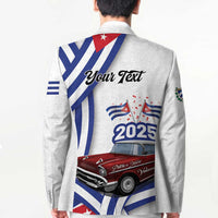Personalized Cuba 2025 Independence Day Blazer The Beauty Of Classic Car - Wonder Print Shop