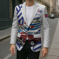 Personalized Cuba 2025 Independence Day Blazer The Beauty Of Classic Car - Wonder Print Shop