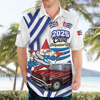 Personalized Cuba 2025 Independence Day Hawaiian Shirt The Beauty Of Classic Car - Wonder Print Shop