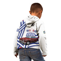 Personalized Cuba 2025 Independence Day Kid Hoodie The Beauty Of Classic Car - Wonder Print Shop