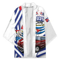Personalized Cuba 2025 Independence Day Kimono The Beauty Of Classic Car - Wonder Print Shop