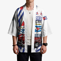 Personalized Cuba 2025 Independence Day Kimono The Beauty Of Classic Car - Wonder Print Shop