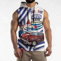 Personalized Cuba 2025 Independence Day Sleeveless Hoodie The Beauty Of Classic Car - Wonder Print Shop