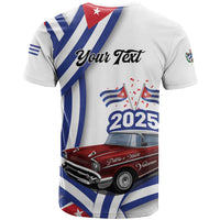 Personalized Cuba 2025 Independence Day T Shirt The Beauty Of Classic Car - Wonder Print Shop