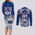 Custom Samoa Rugby Couples Matching Long Sleeve Bodycon Dress and Long Sleeve Button Shirt Toa Samoa Myriad Patterns - Wonder Print Shop
