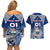Custom Samoa Rugby Couples Matching Off Shoulder Short Dress and Hawaiian Shirt Toa Samoa Myriad Patterns - Wonder Print Shop