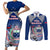 Custom Samoa Rugby Couples Matching Short Sleeve Bodycon Dress and Long Sleeve Button Shirt Toa Samoa Myriad Patterns - Wonder Print Shop