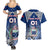 Custom Samoa Rugby Couples Matching Summer Maxi Dress and Hawaiian Shirt Toa Samoa Myriad Patterns - Wonder Print Shop