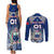 Custom Samoa Rugby Couples Matching Tank Maxi Dress and Long Sleeve Button Shirt Toa Samoa Myriad Patterns - Wonder Print Shop