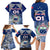 Custom Samoa Rugby Family Matching Long Sleeve Bodycon Dress and Hawaiian Shirt Toa Samoa Myriad Patterns - Wonder Print Shop