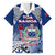 Custom Samoa Rugby Family Matching Long Sleeve Bodycon Dress and Hawaiian Shirt Toa Samoa Myriad Patterns - Wonder Print Shop