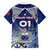 Custom Samoa Rugby Family Matching Long Sleeve Bodycon Dress and Hawaiian Shirt Toa Samoa Myriad Patterns - Wonder Print Shop