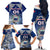 Custom Samoa Rugby Family Matching Off Shoulder Long Sleeve Dress and Hawaiian Shirt Toa Samoa Myriad Patterns - Wonder Print Shop