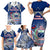 Custom Samoa Rugby Family Matching Short Sleeve Bodycon Dress and Hawaiian Shirt Toa Samoa Myriad Patterns - Wonder Print Shop