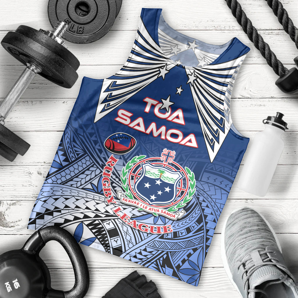 Custom Samoa Rugby Men Tank Top Toa Samoa Myriad Patterns - Wonder Print Shop