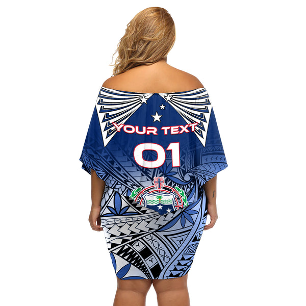 (Custom Personalised) Samoa Rugby Long Sleeves Dress Teuila Torch Ginger Gradient Style LT14
