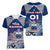 Custom Samoa Rugby Women V Neck T Shirt Toa Samoa Myriad Patterns - Wonder Print Shop
