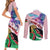 Personalised Kenya Independence Day Couples Matching Short Sleeve Bodycon Dress and Long Sleeve Button Shirt The Lilac Breasted Roller Unique Version - Wonder Print Shop