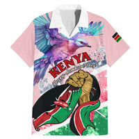 Personalised Kenya Independence Day Family Matching Mermaid Dress and Hawaiian Shirt The Lilac Breasted Roller Unique Version - Wonder Print Shop