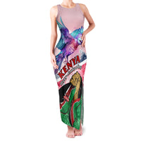 Personalised Kenya Independence Day Family Matching Tank Maxi Dress and Hawaiian Shirt The Lilac Breasted Roller Unique Version - Wonder Print Shop