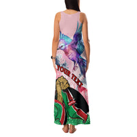 Personalised Kenya Independence Day Family Matching Tank Maxi Dress and Hawaiian Shirt The Lilac Breasted Roller Unique Version - Wonder Print Shop