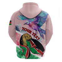 Personalised Kenya Independence Day Hoodie The Lilac Breasted Roller Unique Version - Wonder Print Shop