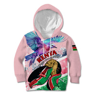 Personalised Kenya Independence Day Kid Hoodie The Lilac Breasted Roller Unique Version - Wonder Print Shop