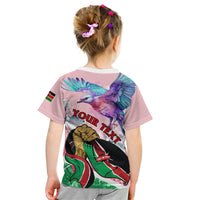 Personalised Kenya Independence Day Kid T Shirt The Lilac Breasted Roller Unique Version - Wonder Print Shop